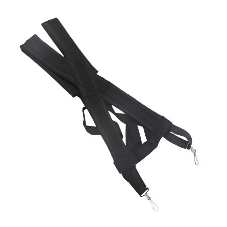 Correia Surdo Repenique 10mm Preta para Tambor Surdo - Ortola - Sanganxa.com