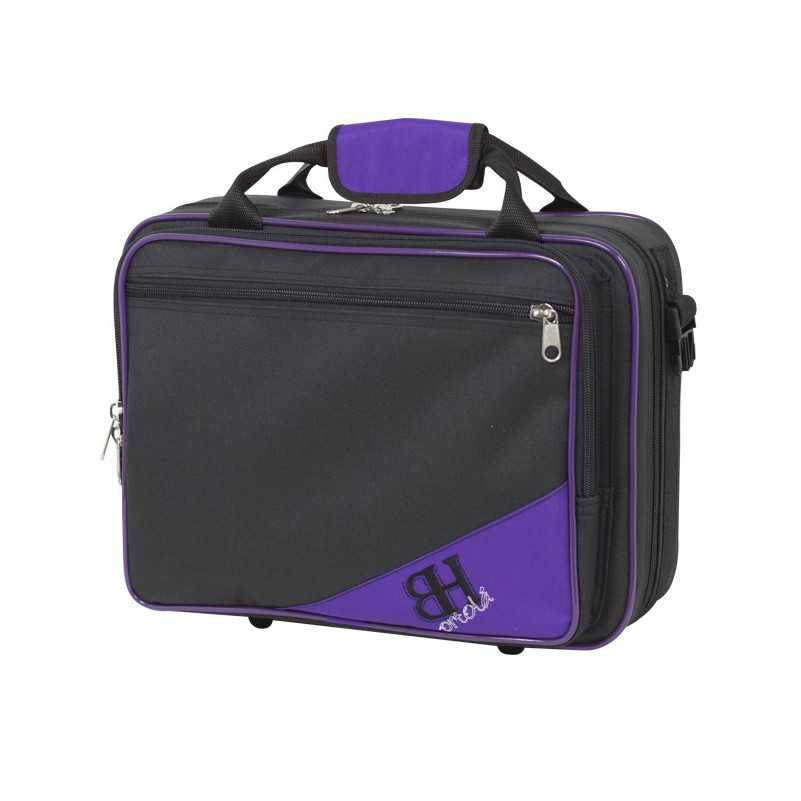 Estojo para clarinete Ref. Ortola Hb186 Pontuação Preto/roxo - Sanganxa.com