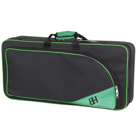 Estojo para trompete Ortola Hb102 Mochila Preto Preto Verde - Sanganxa.com