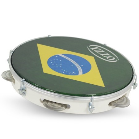 Pandeiro 10" Abs P/Brasil Izzo Ref. Iz3438 Blanco - Izzo -  Sanganxa.com