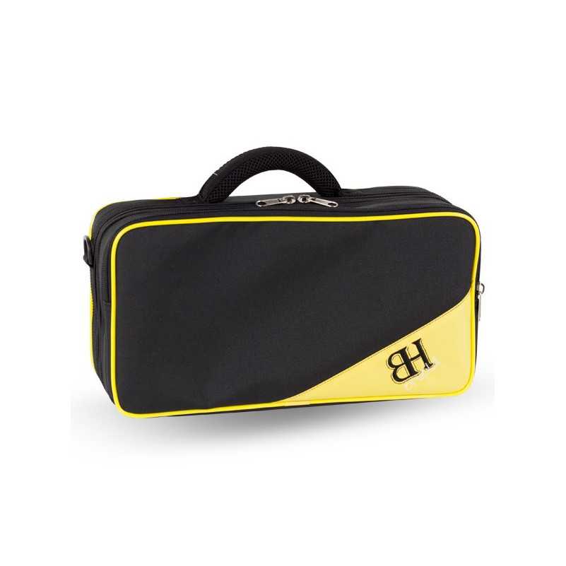 Mala mochila Requinto Hb198 Preto/amarelo - Ortola - Sanganxa.com