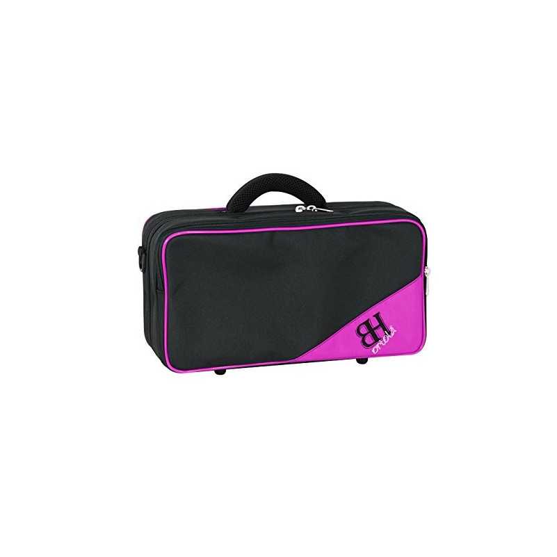 Mala mochila Requinto Hb198 Preto/fúcsia - Ortola - Sanganxa.com