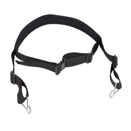 Batukada Correia de cintura almofadada Ref. 733 Preto - Ortola - Sanganxa.com