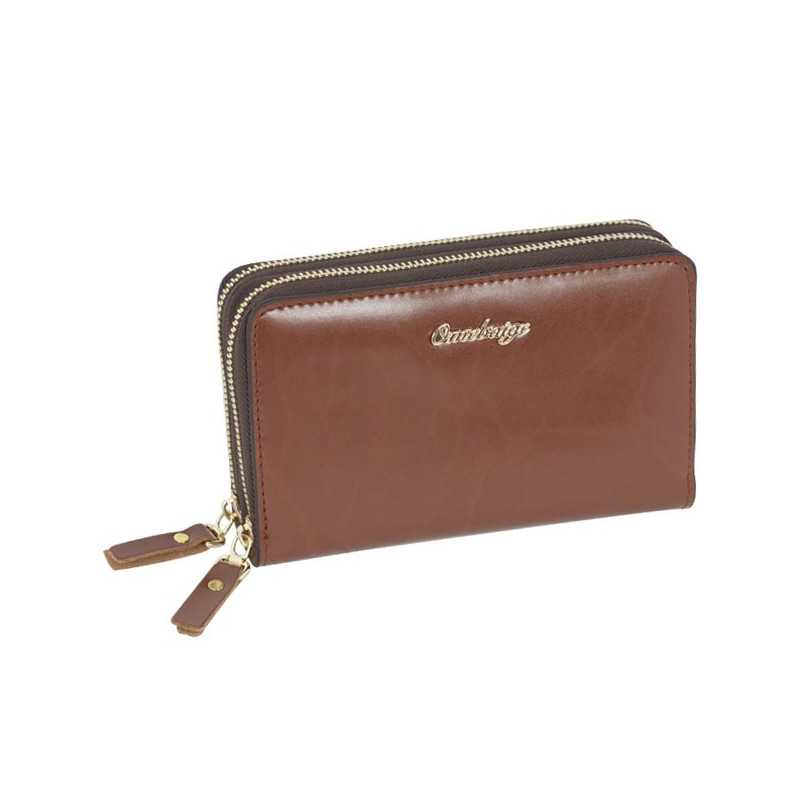 Estojo de couro para trompete com 5 boquilhas Ref. 6540Fbm Castanho - Ortola - Sanganxa.com