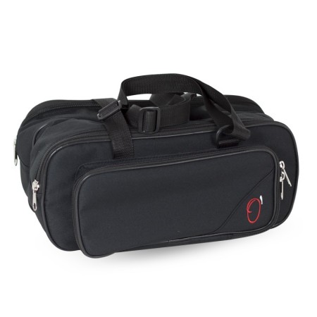 Bolsa para duas cornetas curtas Ref. 242 CH Amb 20 mm Polietileno Preto - Sanganxa.com
