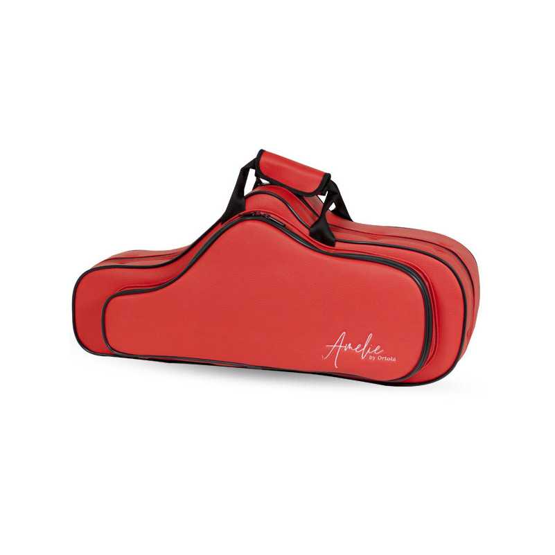 Estojo para Saxofone Alto Ortolá 113 BRG Série Amelie Vermelho - Sanganxa.com