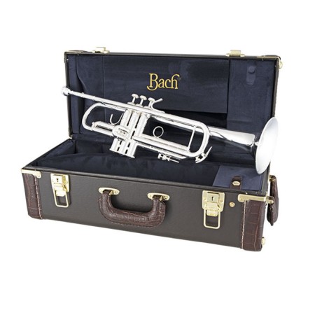 Trompete Bach 180ML 72/25 Banhado a prata - Sanganxa.com