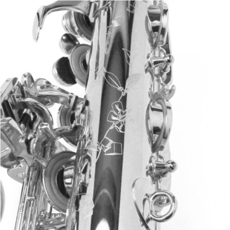 Saxofone Alto Selmer Supreme AG Prateado - Sanganxa.com