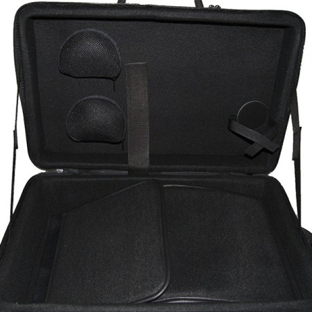 K-ses Premium Matte Black Retangular Horn Case Alexander 103