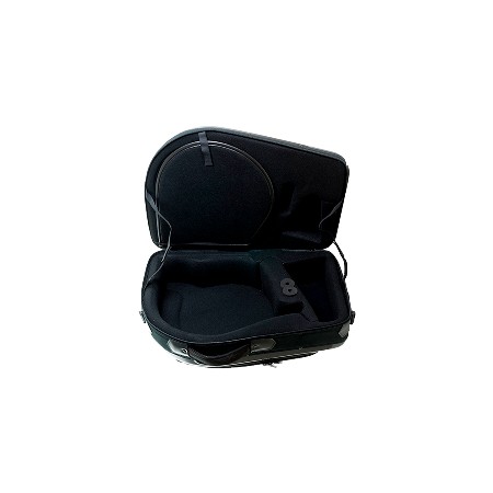 K-Ses Premium Red Matte Horn Estojo de trompa amovível com silenciador de trompa amovível - Sanganxa.com