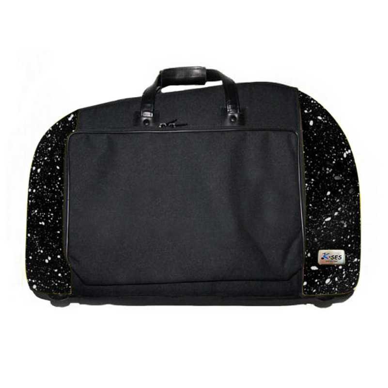 K-Ses Premium Fusion Preto Brilhante Chifre Caixa de Mosca destacável para campainha com 2 surdinas - Sanganxa.com