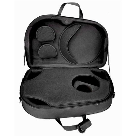 K-Ses Premium Fusion Preto Brilhante Chifre Caixa de Mosca destacável para campainha com 2 surdinas - Sanganxa.com