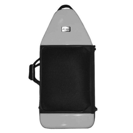 K-Ses Premium Estojo para fagote com campânula curta Preto Brilhante - Sanganxa.com