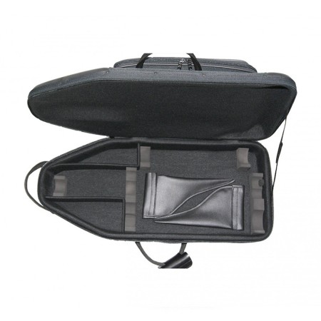 K-Ses Premium Estojo para fagote com campânula curta Preto Brilhante - Sanganxa.com