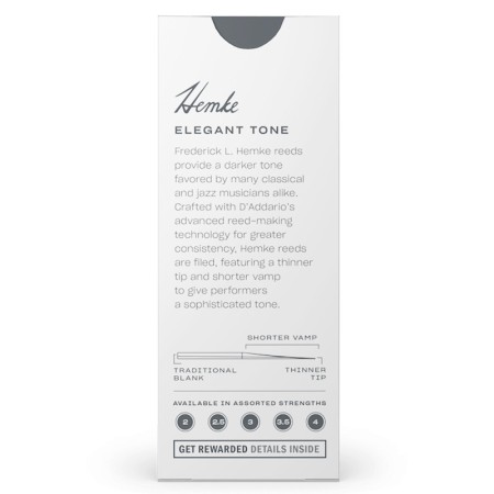 d'addario hemke palheta para saxofone tenor - sanganxa music store