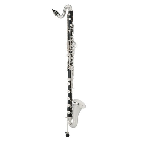 Clarinete Baixo Selmer Privilege 22 teclas prateadas - Sanganxa.com