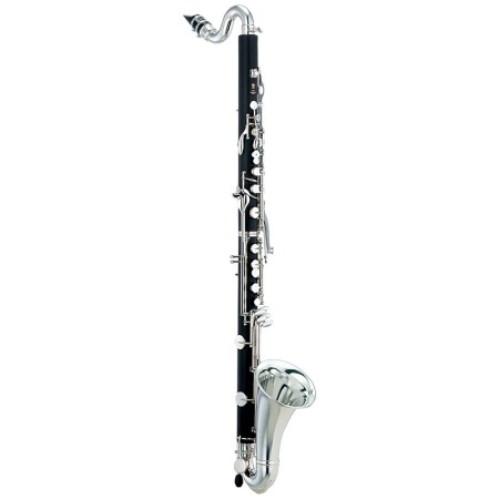 Clarinete Baixo Yamaha YCL 221 II Bb Bb Chaves de Prata - Sanganxa.com
