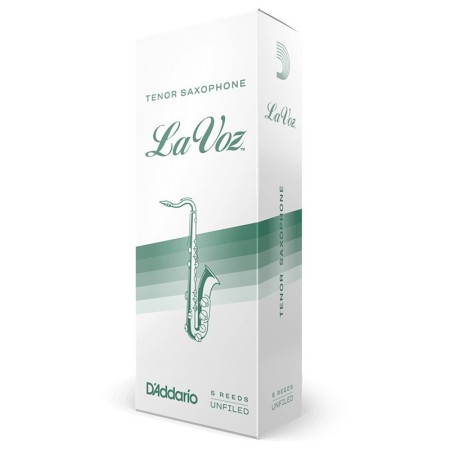 palheta para saxofone tenor d'addario la voz - sanganxa music store