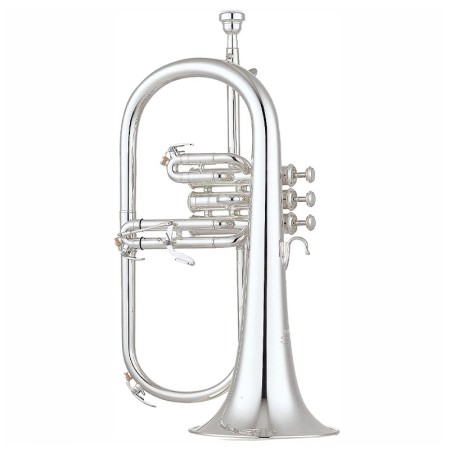 YAMAHA YAMAHA YFH 631 GS FLUGELHORN BANHADO A PRATA