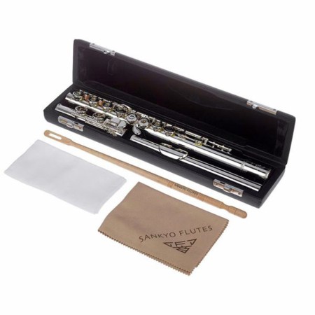 Flauta Sankyo CF201 E Etude Cabeça de prata - Sanganxa.com