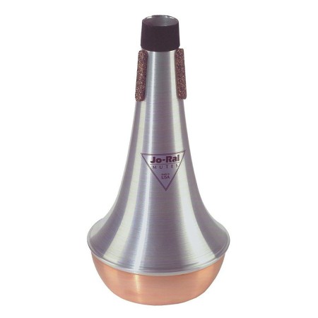 jo-ral trb4c trombone baixo reto mudo base de alumínio e cobre