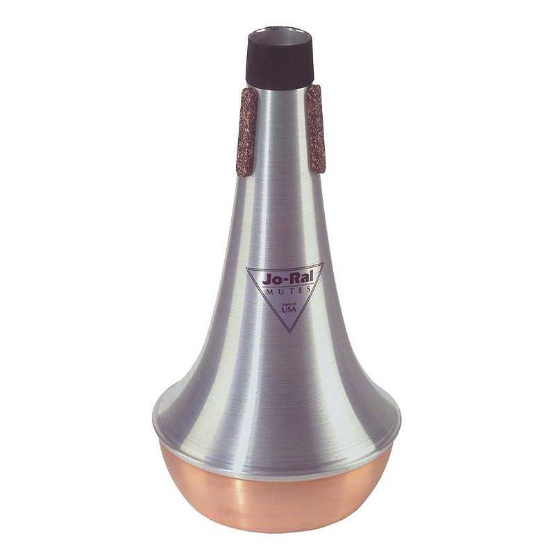 jo-ral trb4c trombone baixo reto mudo base de alumínio e cobre