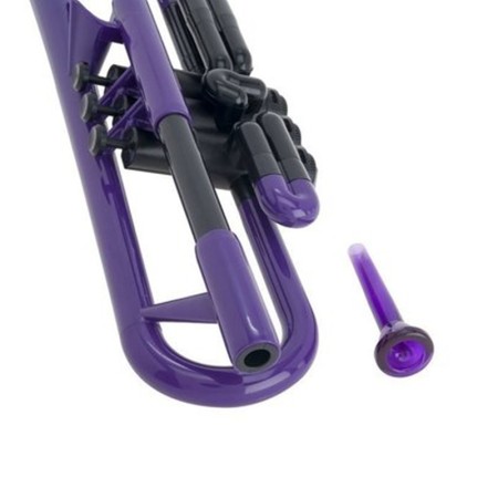 Trompete Ptrumpet ABS Bb Roxo - Sanganxa.com