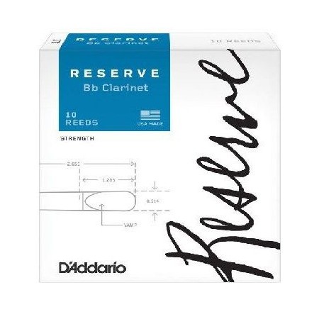 CAÑAS CLARINETE D'ADDARIO RESERVE 4 D'Addario - 1