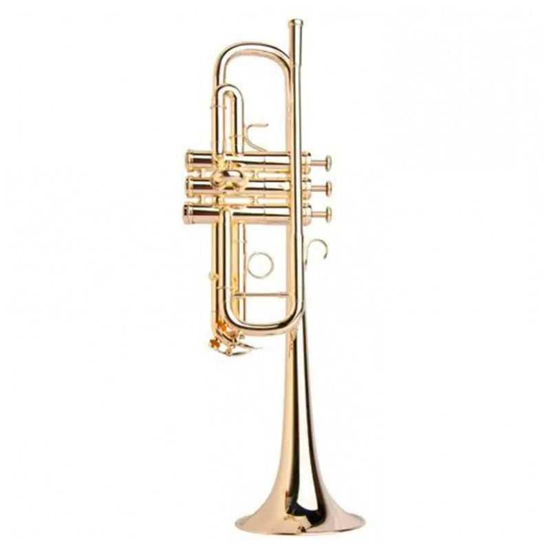 Trompete em Dó Adams C1XL 0.55 Lacado Goldmessing - Sanganxa.com