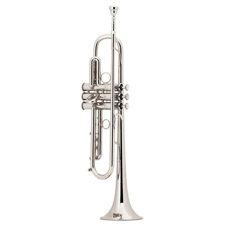 Trompete Bach LT190 ML1B S Comercial Prateado - Sanganxa.com