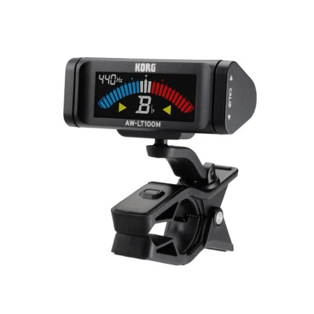 Afinador KORG AW LT100M CLIP ON TUNER, com pinça maior