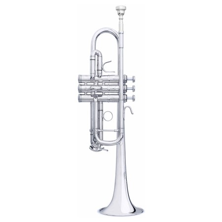 Trompete em Dó B&S 3136/2 LR S Challenger II Silverplated - Sanganxa.com