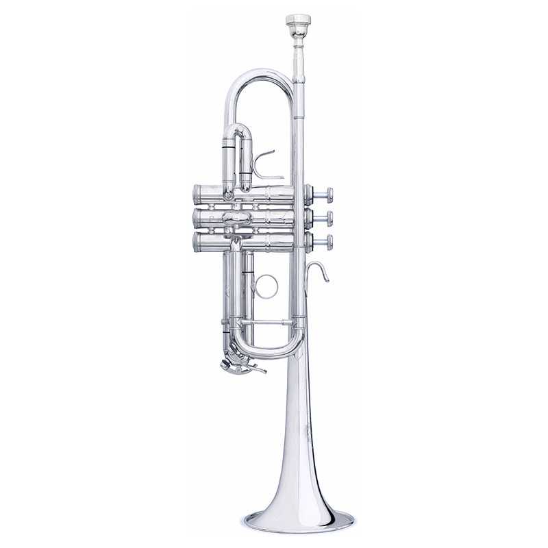 Trompete em Dó B&S 3136/2 S Challenger II Silverplated - Sanganxa.com