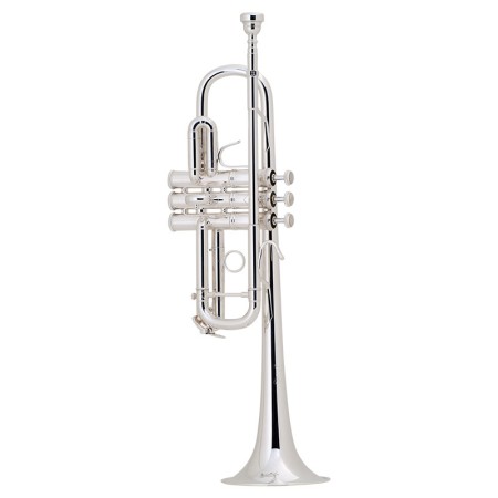 Trompete em Dó Bach C180L 229/25H Prateado - Sanganxa.com