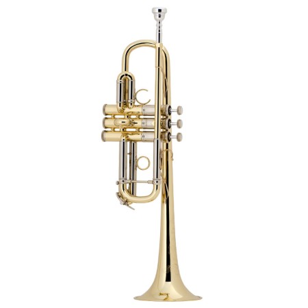 Trompete em Dó Bach AC190 L Artisan lacado - Sanganxa.com