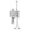 TROMPETA PICCOLO B&S 3131/2 S PLATEADO EN SIB/LA -1