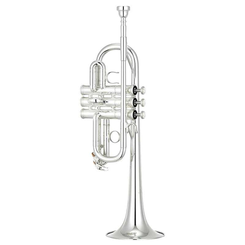 Trompete Yamaha YTR-6610S Eb/Re banhado a prata - Sanganxa.com
