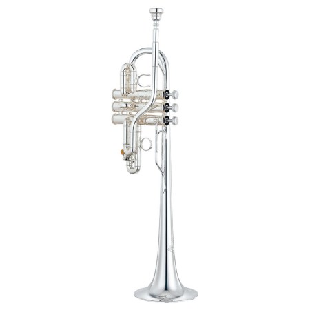 Trompete Yamaha YTR-9636 Xeno Artist Prateado Eb/Re - Sanganxa.com