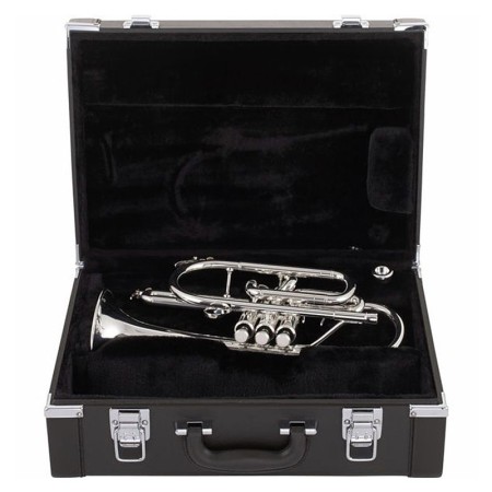 yamaha ycr 4330 gs ii cornet bb banhado a prata | sanganxa music store