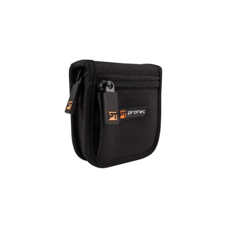 PROTEC A220 ESTOJO PARA BOQUILHAS DE TROMPETE EM LATÃO PEQUENO COM DUAS BOQUILHAS