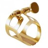 abraçadeira para saxofone alto bg l11 tradition banhada a ouro - sanganxa music store