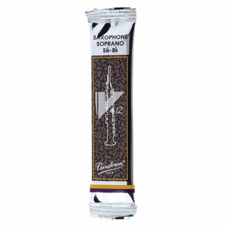 Palheta para saxofone soprano Vandoren V12 - Sanganxa.com