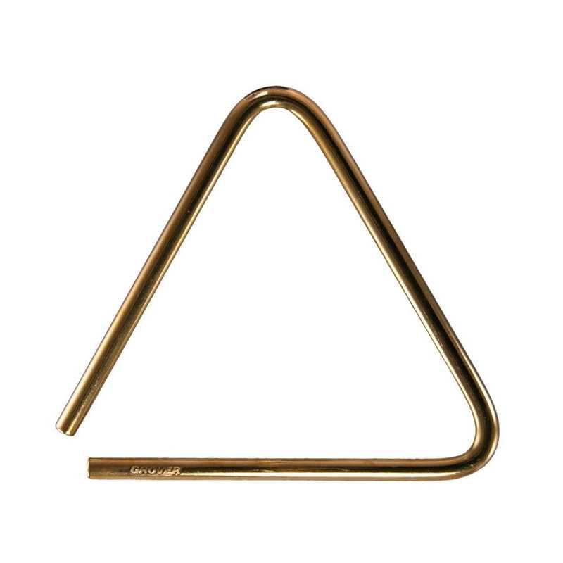 triângulo grover trb5 5" bronze - sanganxa music store