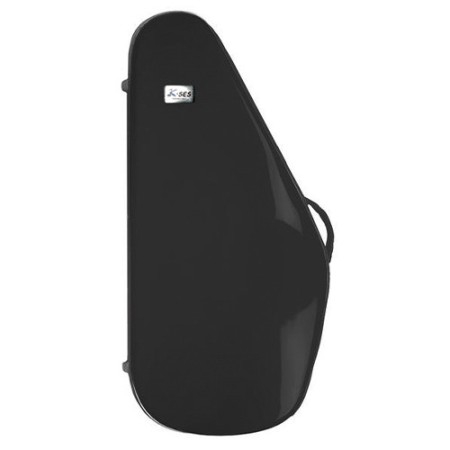 Estojo K-Ses Premium Shape Preto Brilhante Saxofone Alto - Sanganxa.com