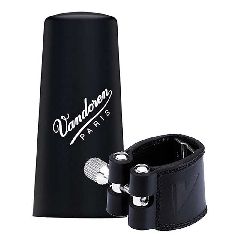 braçadeira para clarinete vandoren em pele lc21p - sanganxa music store