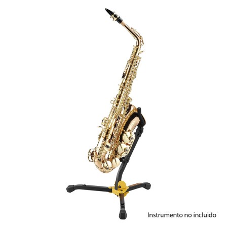 suporte para saxofone alto ou tenor hercules ds530b - sanganxa music store