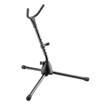 suporte para saxofone alto ou tenor k&m mod 14300 - sanganxa music store