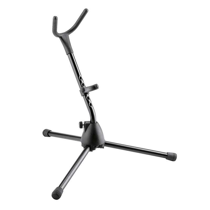 suporte para saxofone alto ou tenor k&m mod 14300 - sanganxa music store
