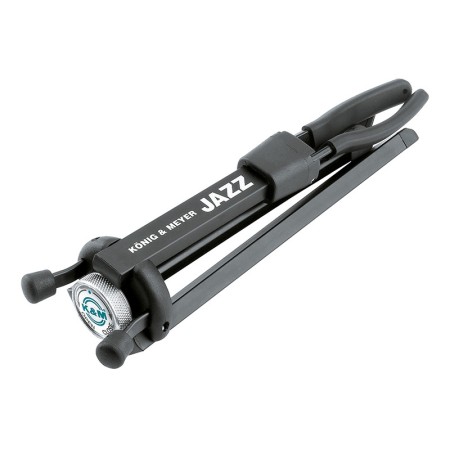 suporte para saxofone alto k&m 14330 - sanganxa music store