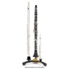 SOPORTE HERCULES 2 CLARINETES O FLAUTA Y FLAUTIN DS-543B Hercules - 2